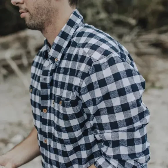 Buffalo Jackson Waxhaw Buffalo Plaid Flannel Shirt Plaid Button Down Mens XL - Picture 7 of 15